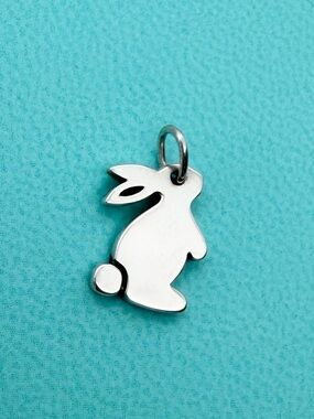Tiffany & Co. snuggle bunny sterling silver charm